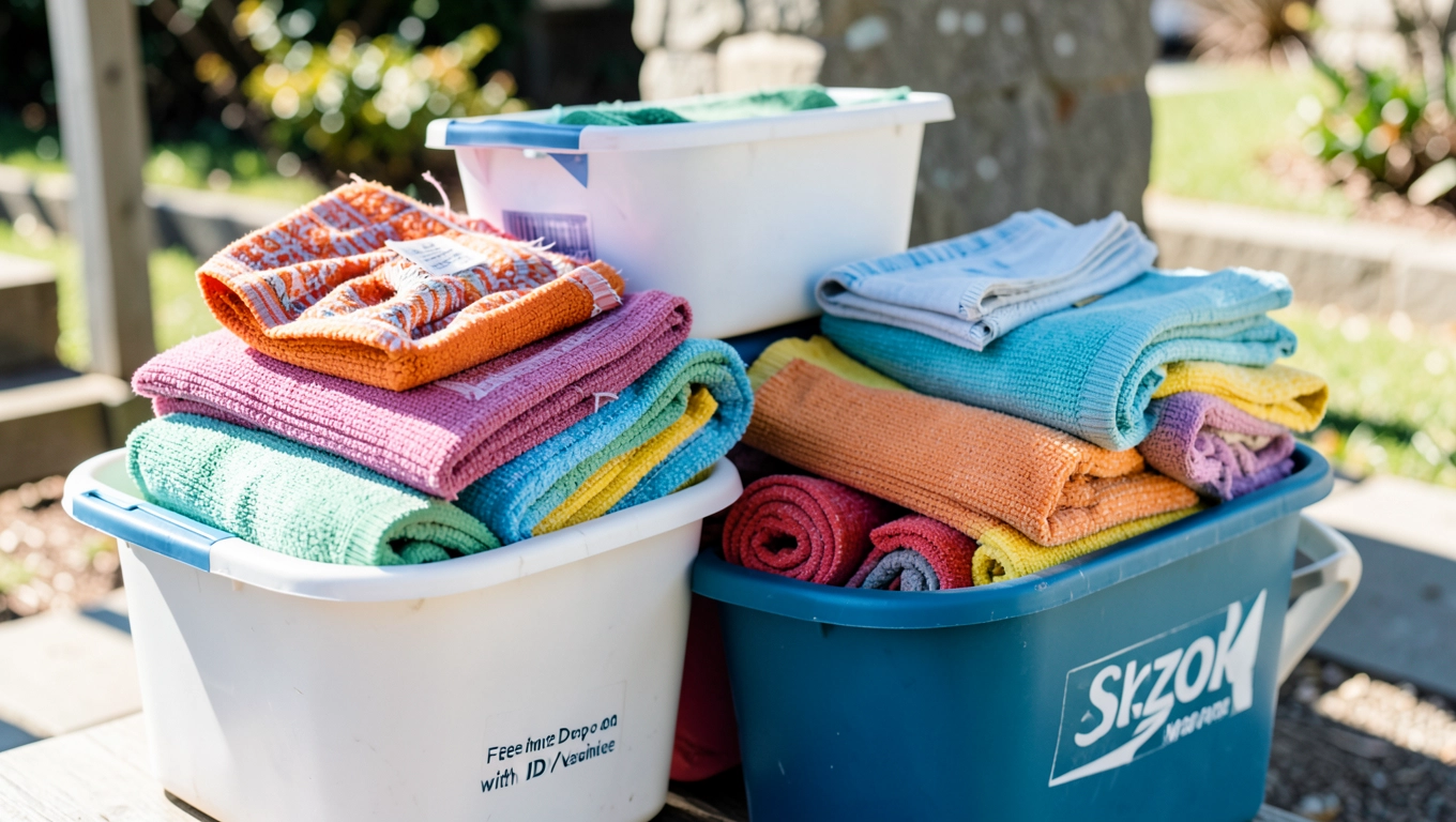 PSZOK – punkt zbiórki dywaników łazienkowych