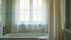 Jaka firanka do łazienki