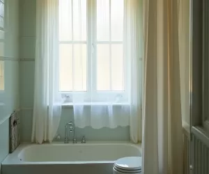 Jaka firanka do łazienki