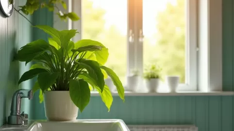 Jaki kwiat do łazienki z oknem