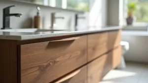 Jaki materiał na szafki do łazienki