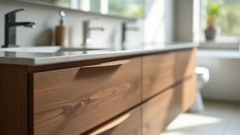 Jaki materiał na szafki do łazienki