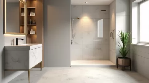 Jaki rozmiar płytek do małej łazienki