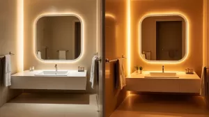 Jakie światło do łazienki zimne czy ciepłe