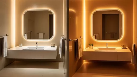 Jakie światło do łazienki zimne czy ciepłe