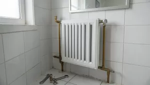 Montaż grzejnika łazienkowego w bloku