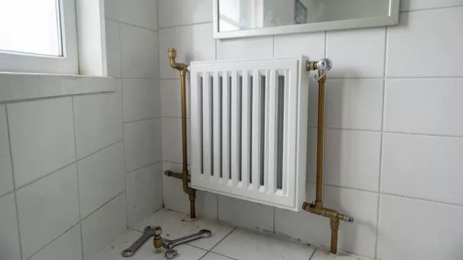 Montaż grzejnika łazienkowego w bloku