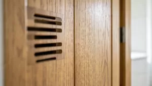 Otwory wentylacyjne w drzwiach łazienkowych