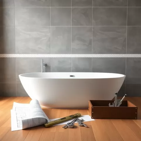 Remont łazienki z projektem